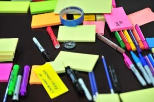 Corporate gadgets? 3 reasons to consider personalized colored desk sets.