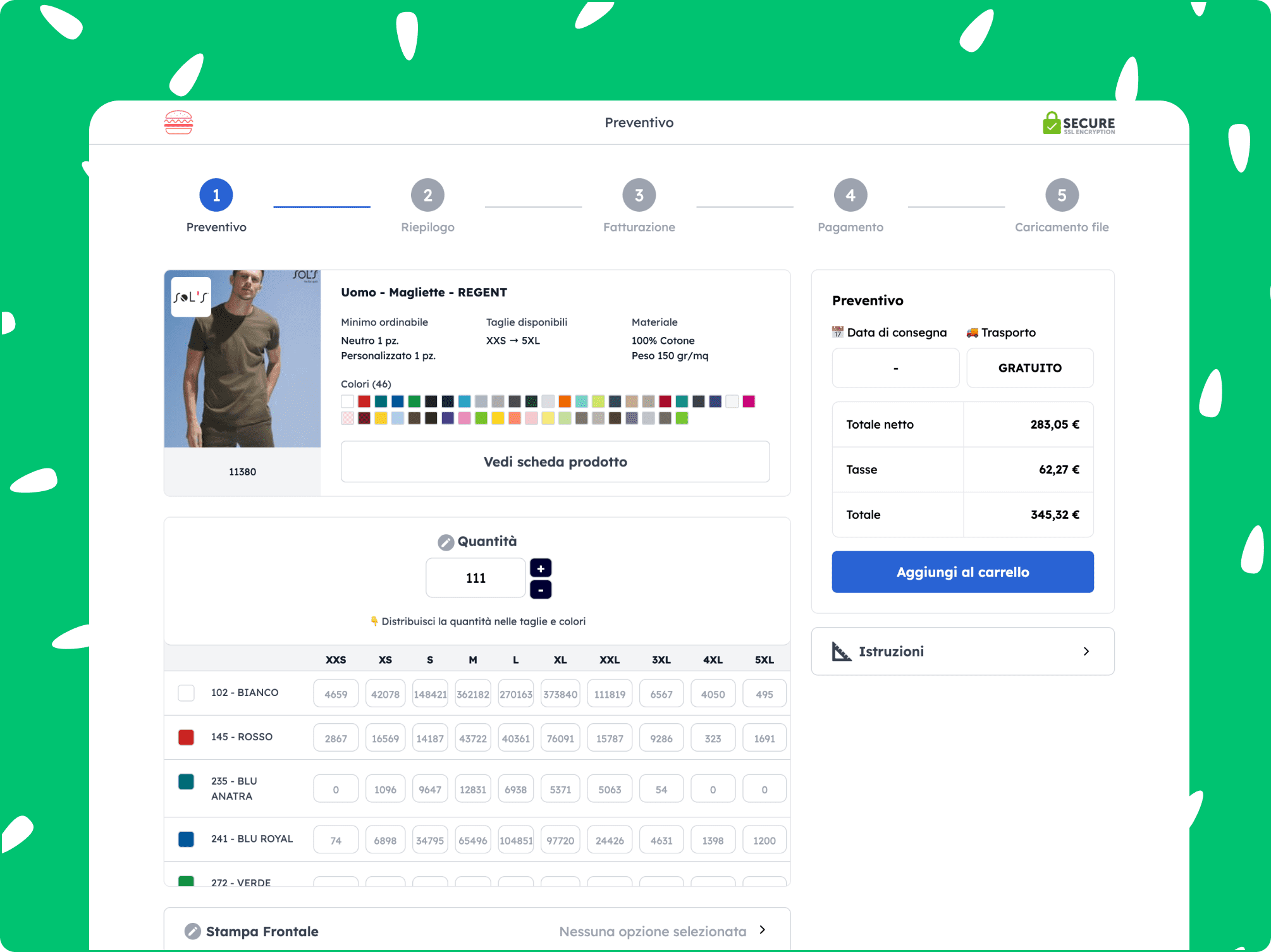 Bestellen is eenvoudig met onze configurator.