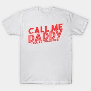 Een kersverse vader? Een gepersonaliseerd T-shirt is een onverwacht cadeau-idee.